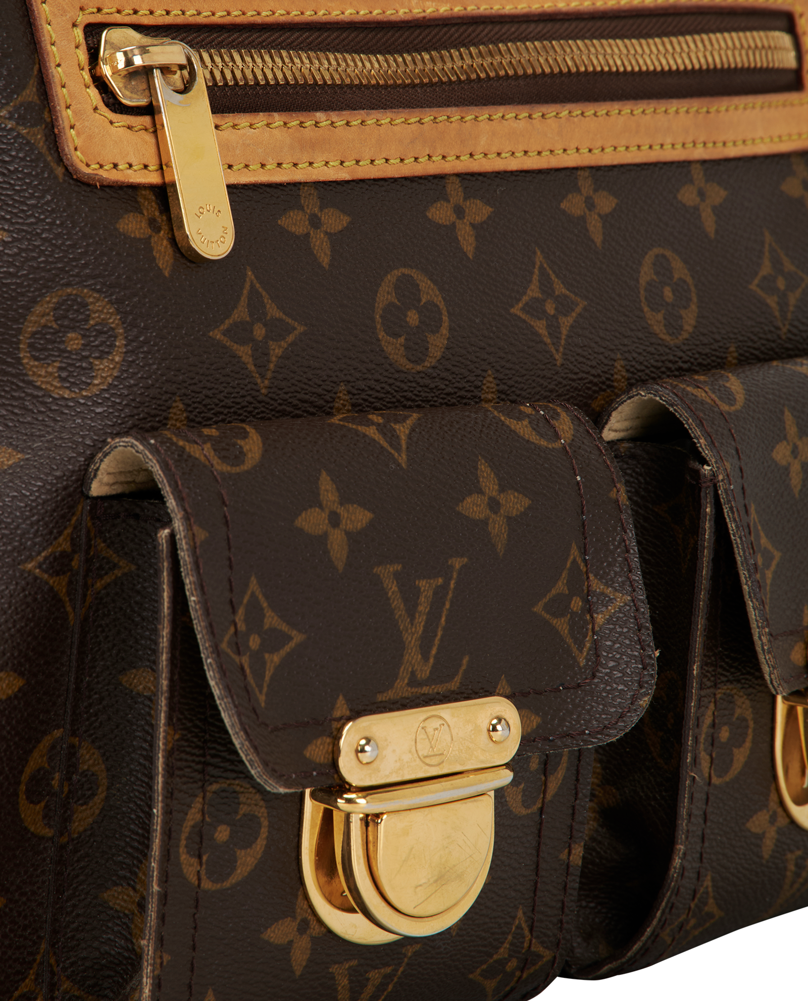 Hudson GM, &pound;895, Handbags, Brown, Canvas, Other view